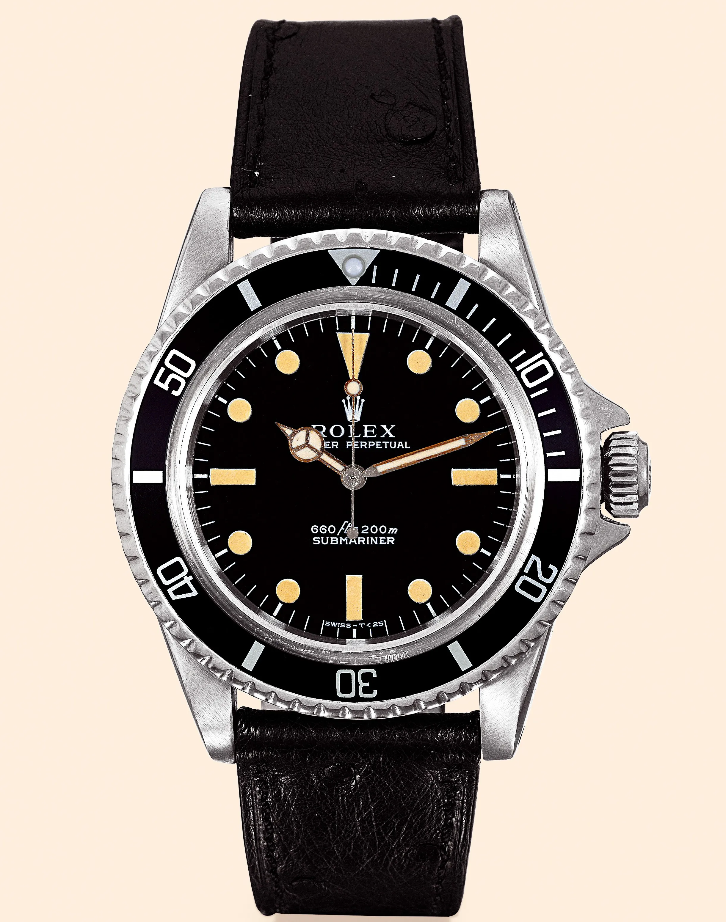 Rolex Submariner 5513 40mm Stainless steel Black