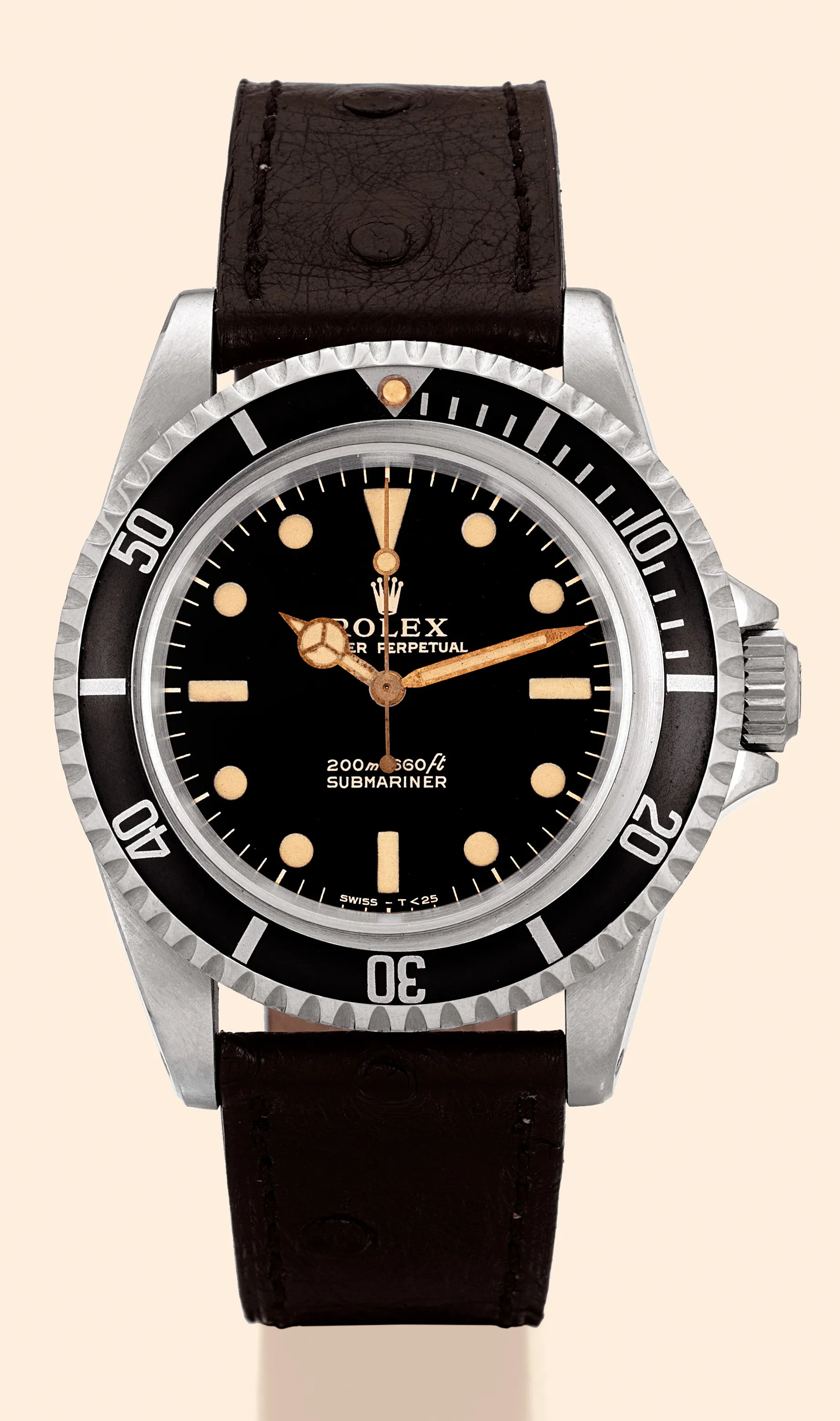 Rolex Submariner 5513 40mm Stainless steel Black