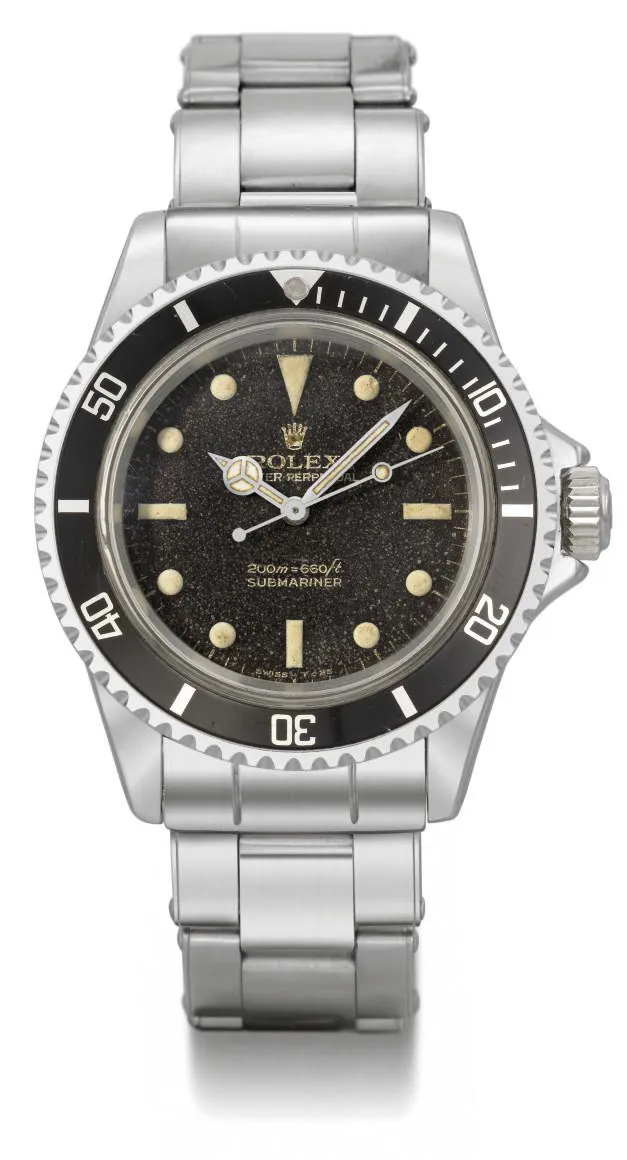 Rolex Submariner 5513 39mm Stainless steel Black