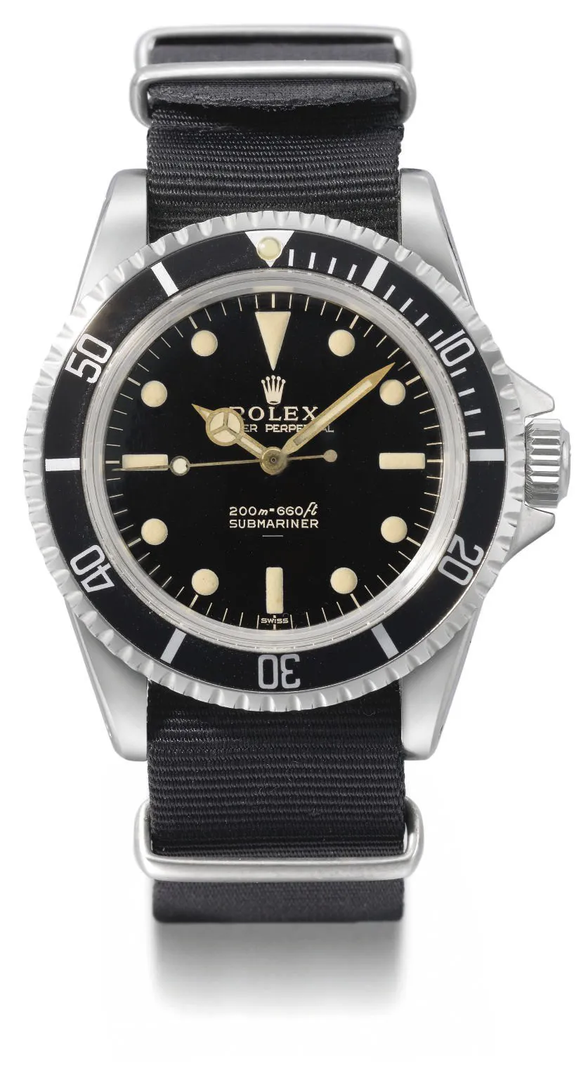 Rolex Submariner 5513 40mm Stainless steel Black