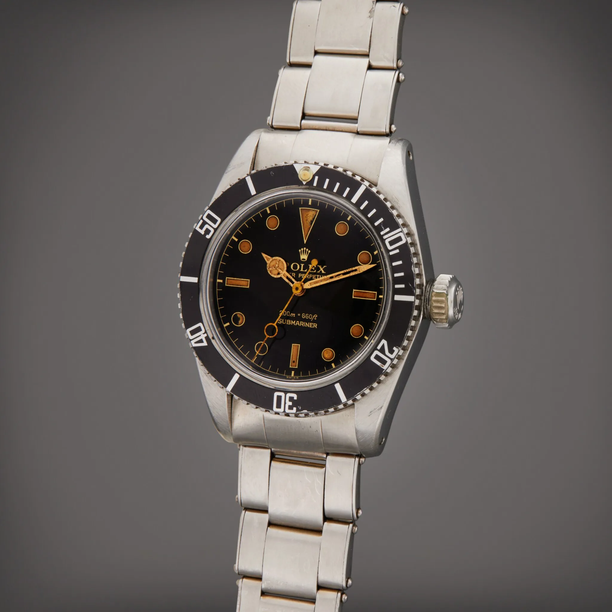 Rolex Submariner 6538 38mm Stainless steel Black