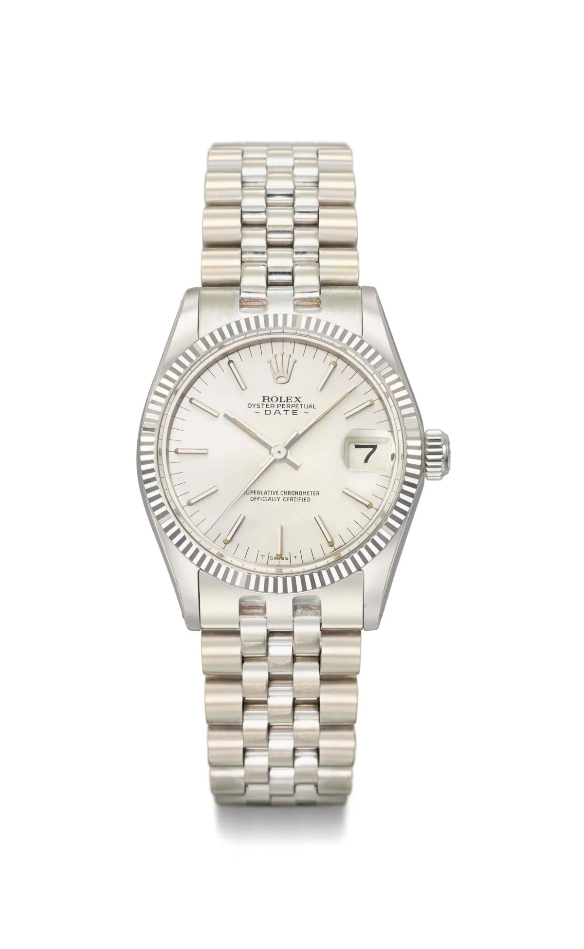 Rolex Oyster Perpetual 6627/9 29mm White gold Silver