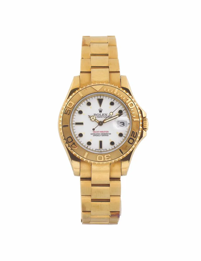 Rolex Yacht-Master 68628 36mm Yellow gold Silver