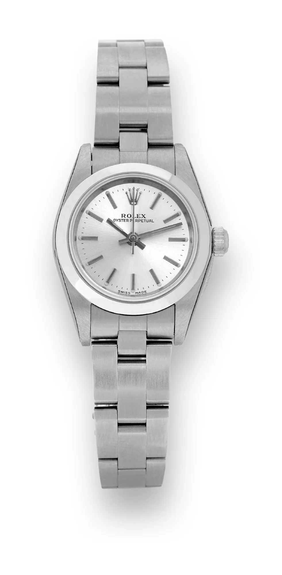 Rolex Oyster Perpetual 76080 24mm Stainless steel Silver