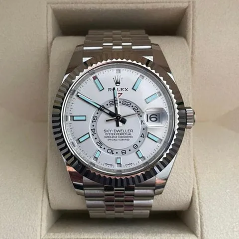 Rolex Sky-Dweller 326934 42mm Steel White