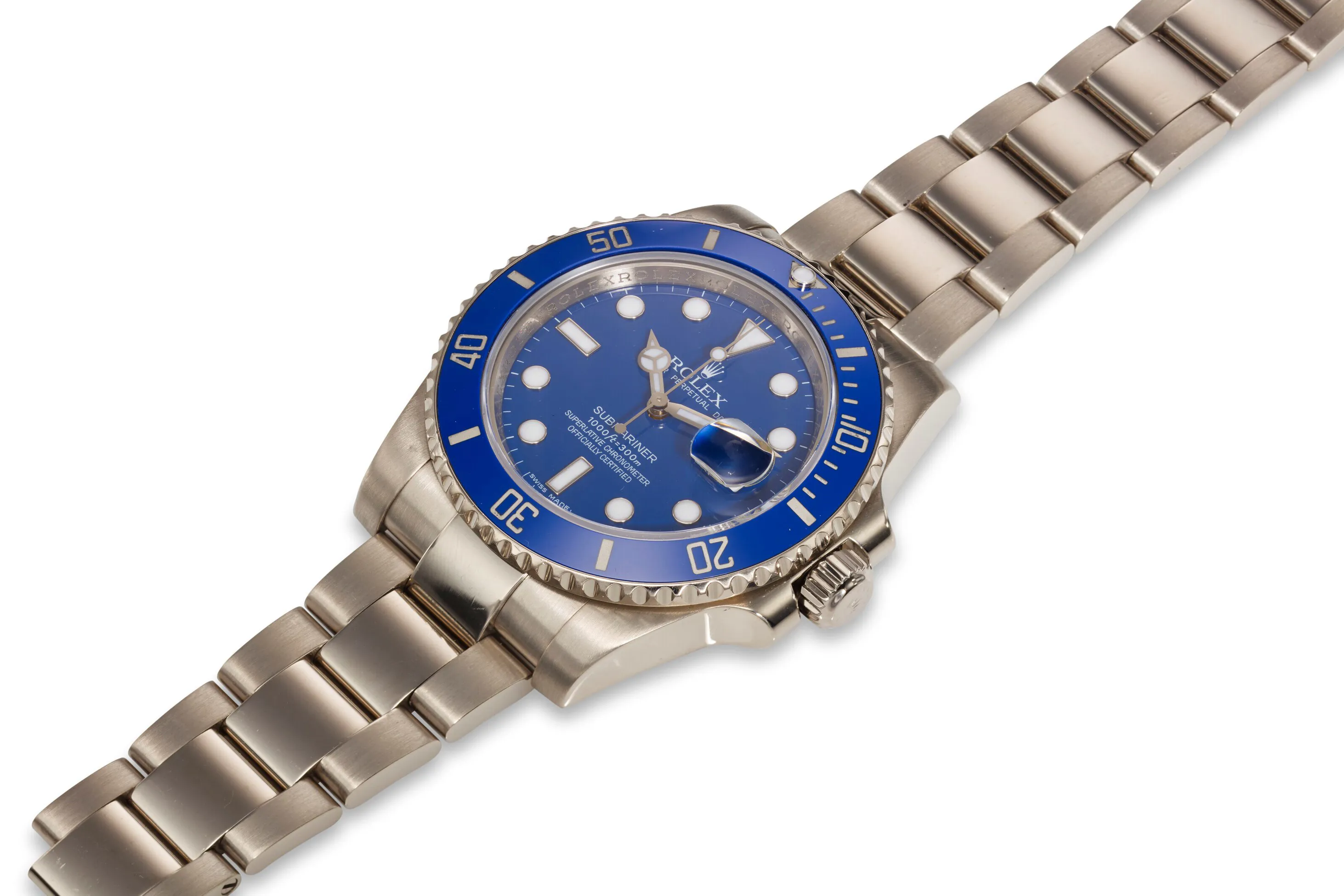 Rolex Submariner 116619LB 40mm White gold Blue 1