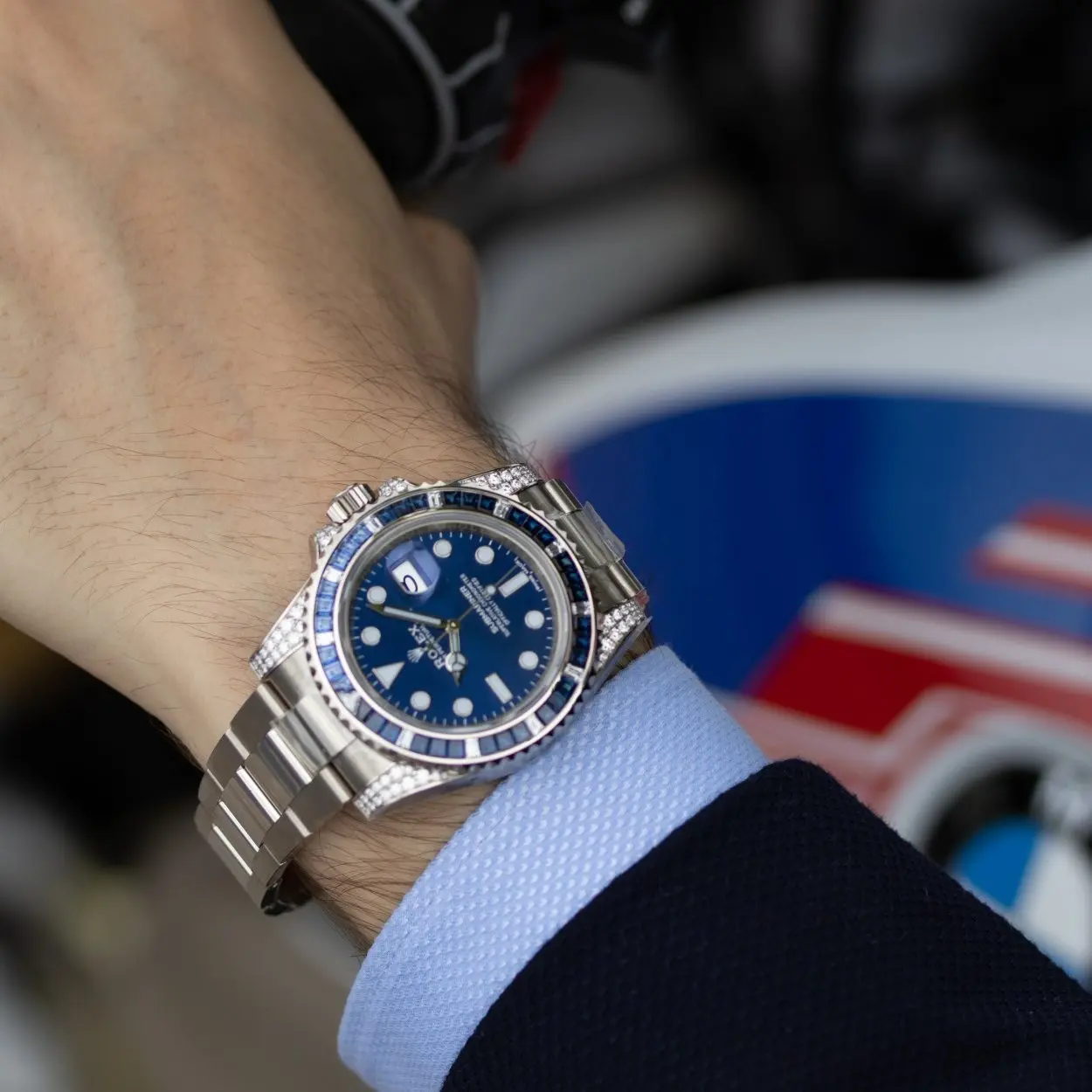 Rolex Submariner 116659SABR 40mm White gold Blue 10