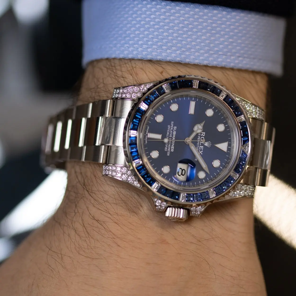 Rolex Submariner 116659SABR 40mm White gold Blue 12