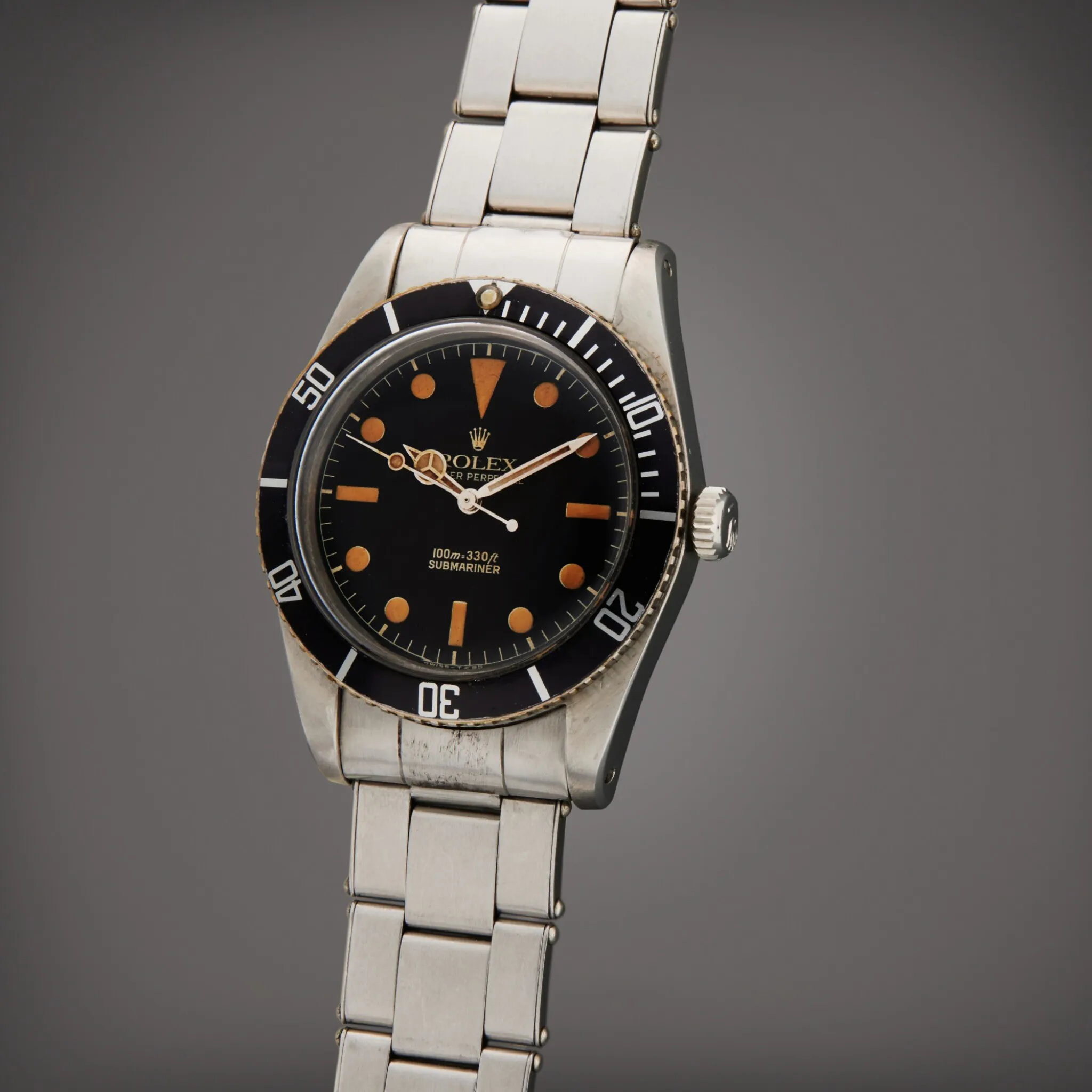 Rolex Submariner 5508 38mm Stainless steel Black