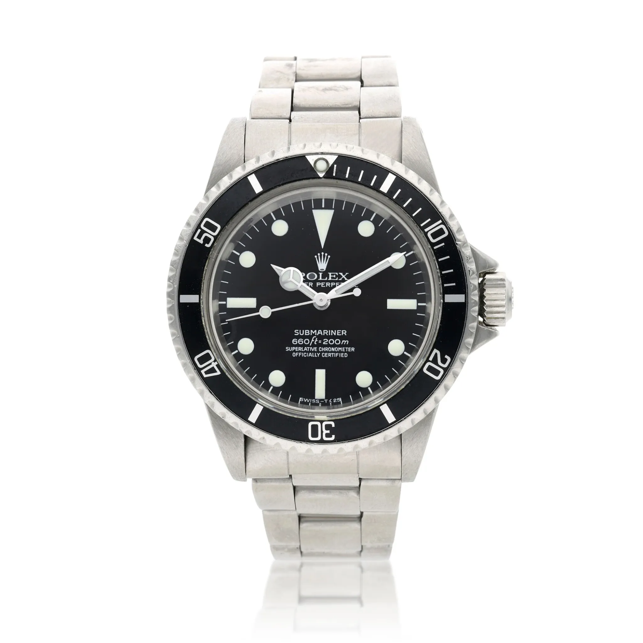 Rolex Submariner 5512 40mm Stainless steel Black