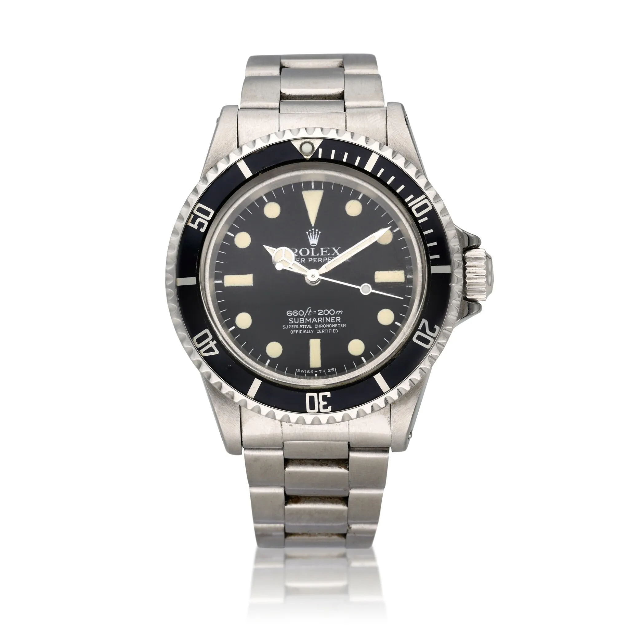 Rolex Submariner 5512 39.5mm Stainless steel Black