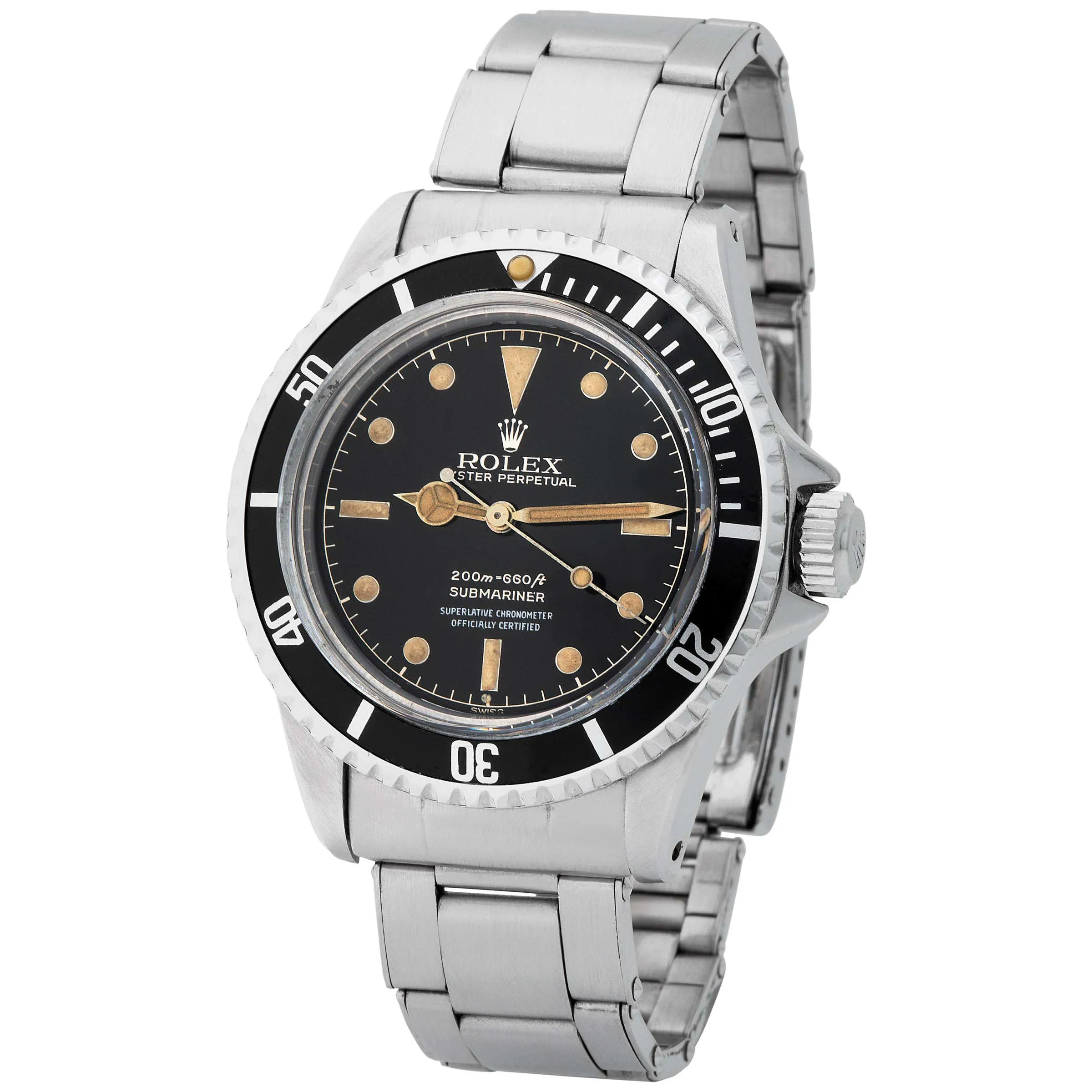 Rolex Submariner 5512 40mm Stainless steel Black