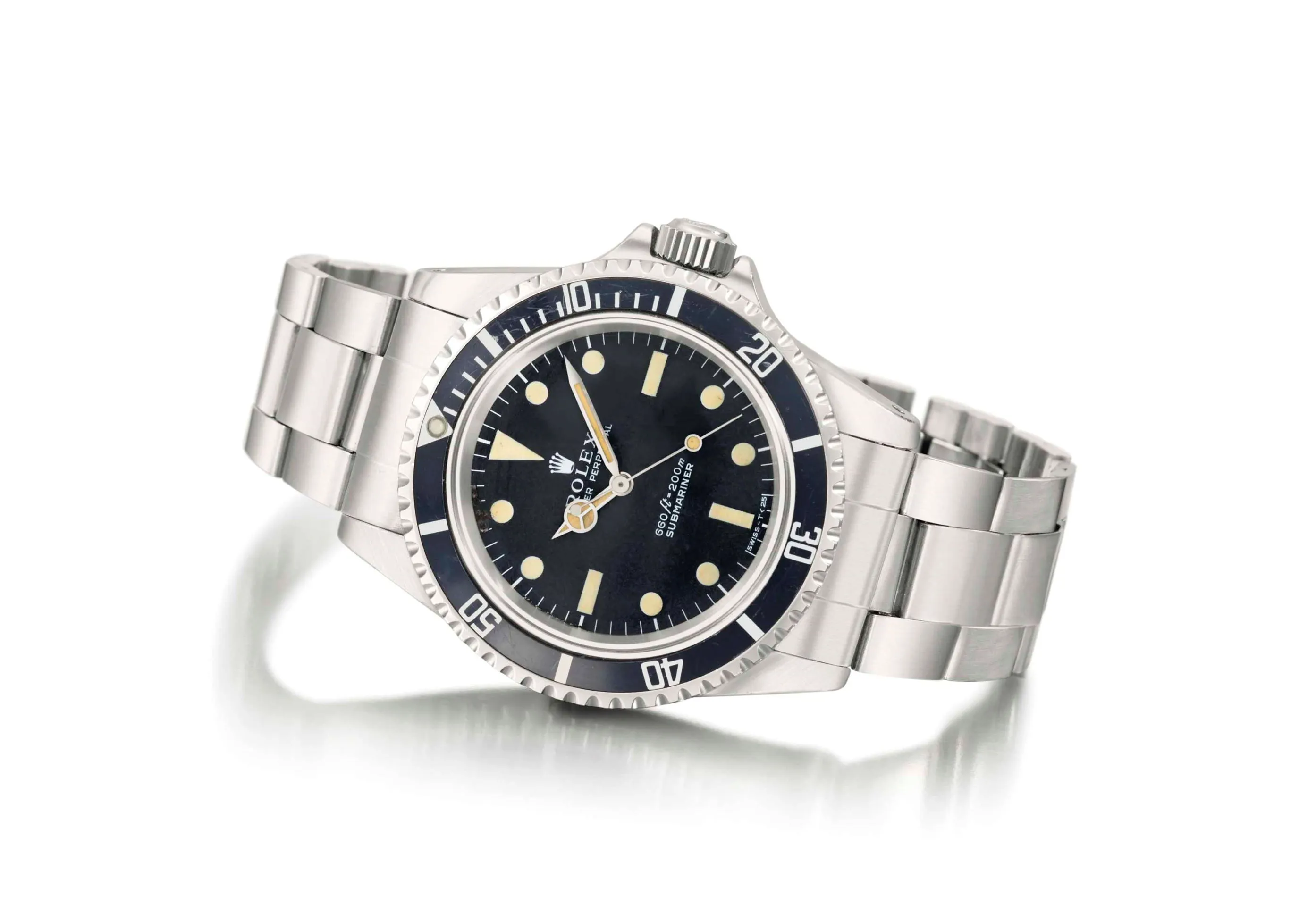 Rolex Submariner 5513/5514 39mm Stainless steel Black matte