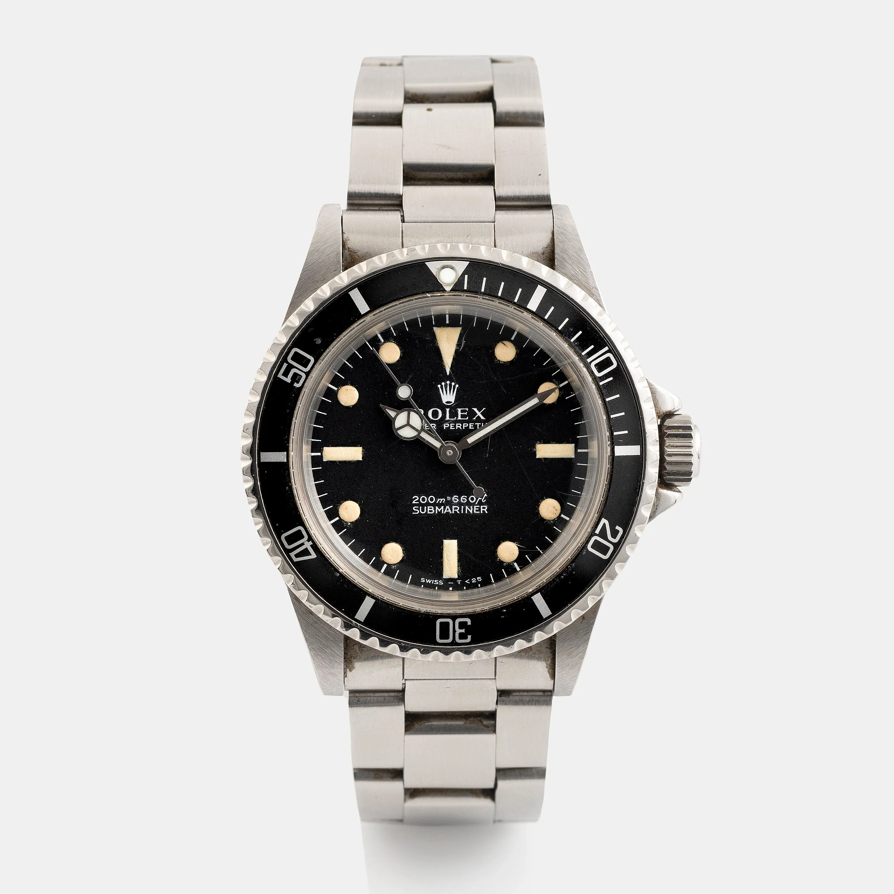 Rolex Submariner 5513 40mm Stainless steel Black