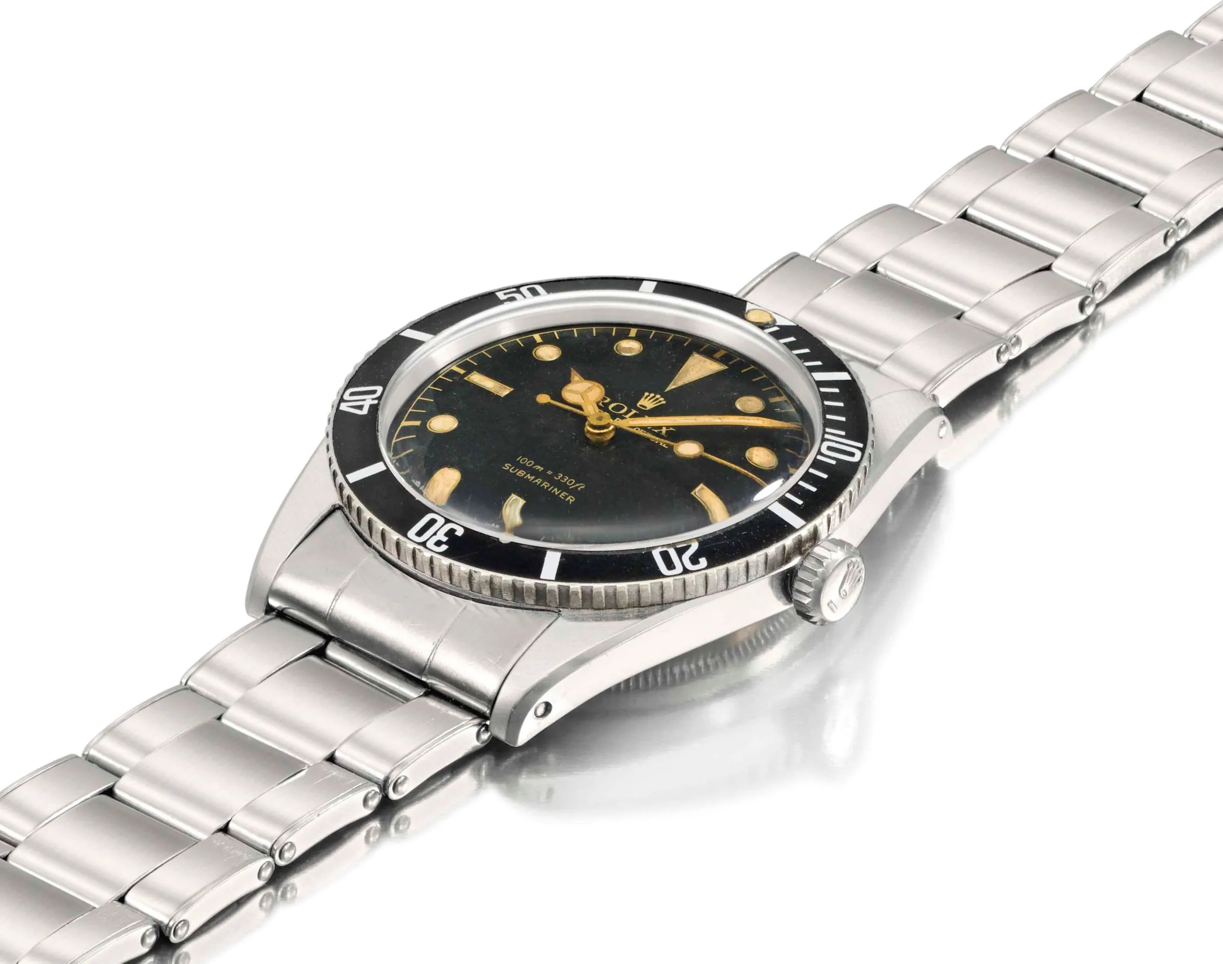 Rolex Submariner 6536/1 38mm Stainless steel Black lacquer