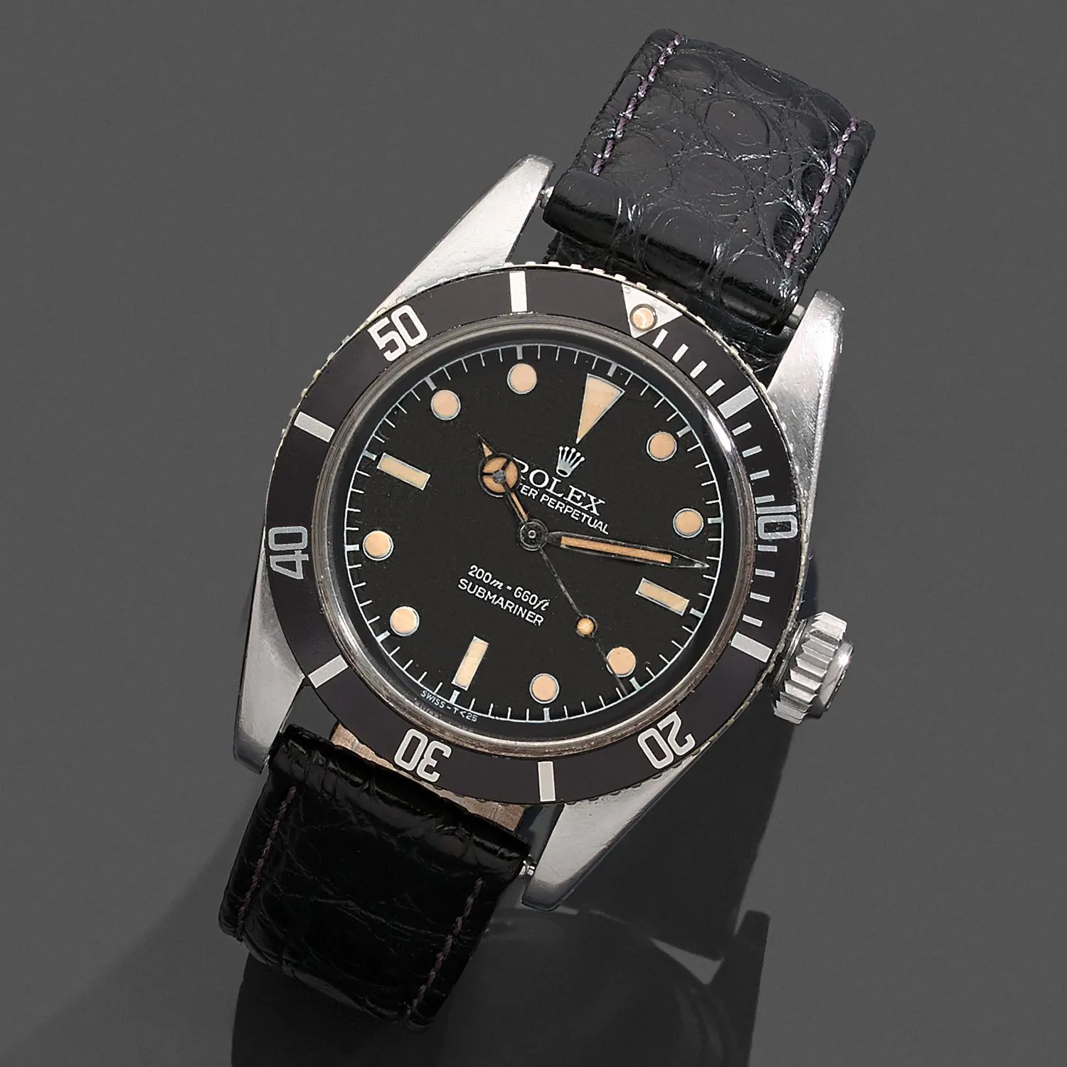 Rolex Submariner 6538 39mm Stainless steel Black