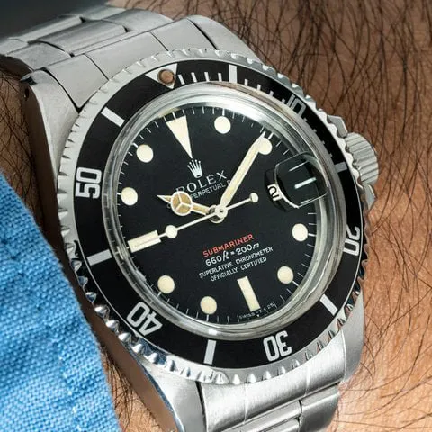 Rolex Submariner 1680 40mm Steel Black