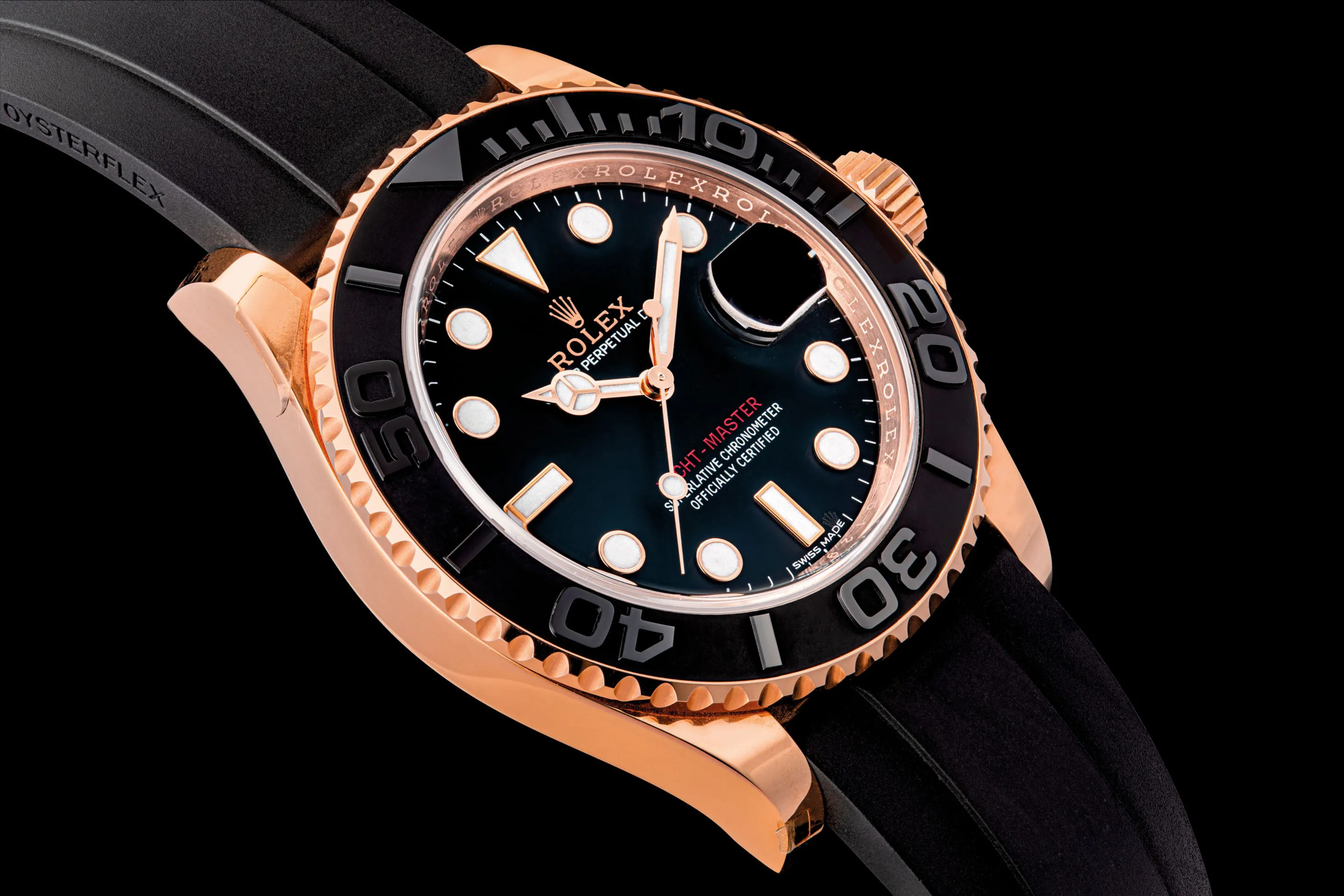 Rolex Yacht-Master 40 116655 40mm Rose gold Black