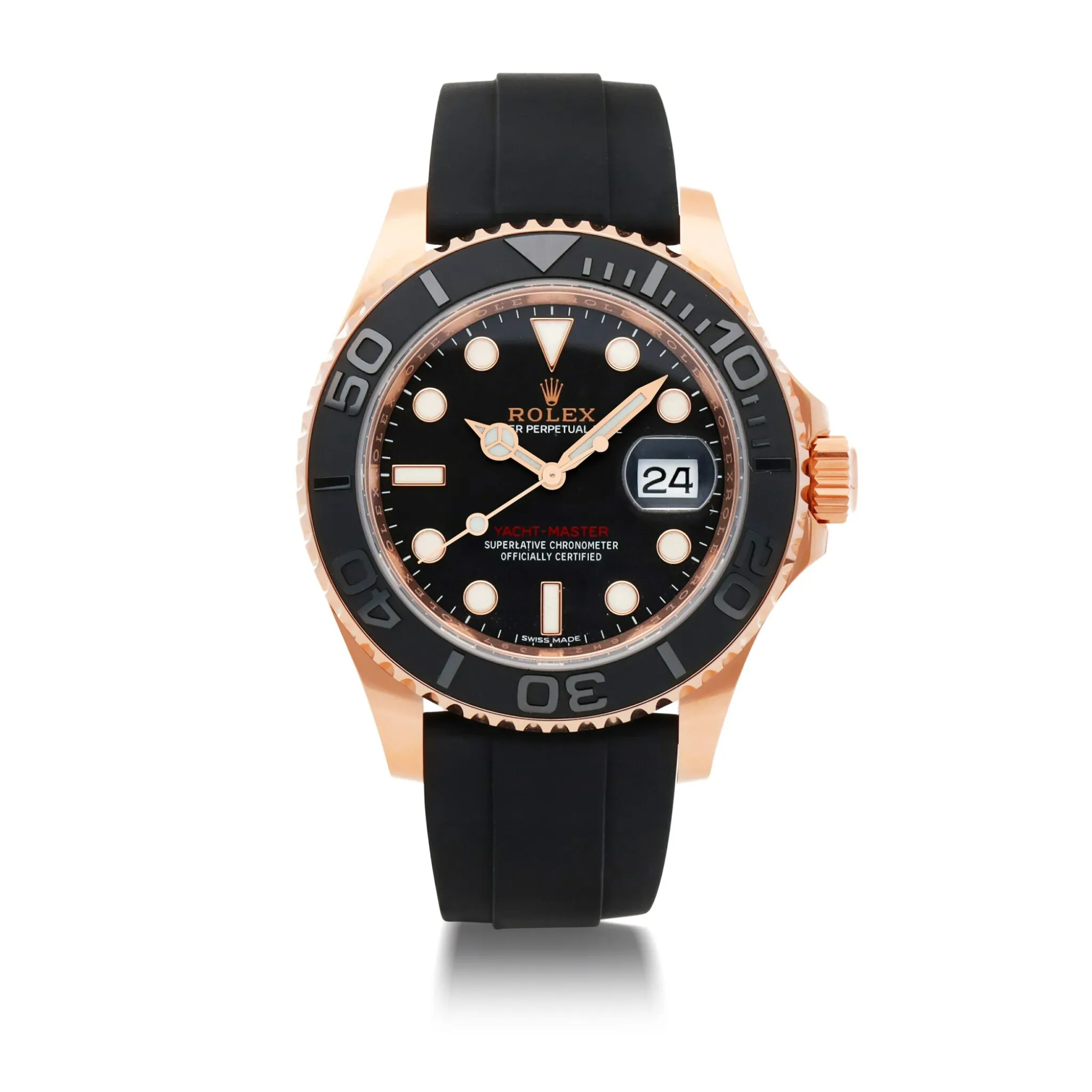 Rolex Yacht-Master 40 116655 40mm Rose gold Black