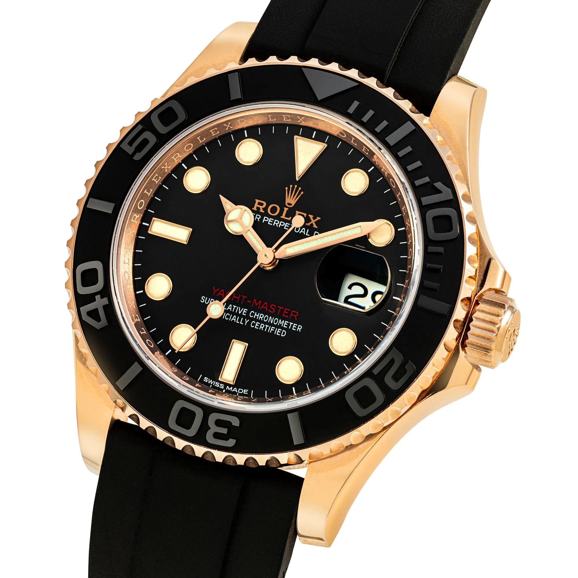 Rolex Yacht-Master 40 116655 40mm Rose gold Black