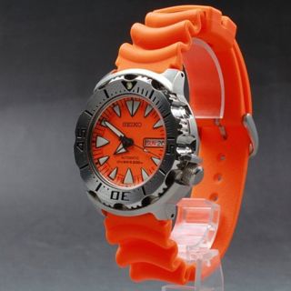 Seiko Monster 4R36-01J0 Stainless steel Orange | Dealer | EveryWatch