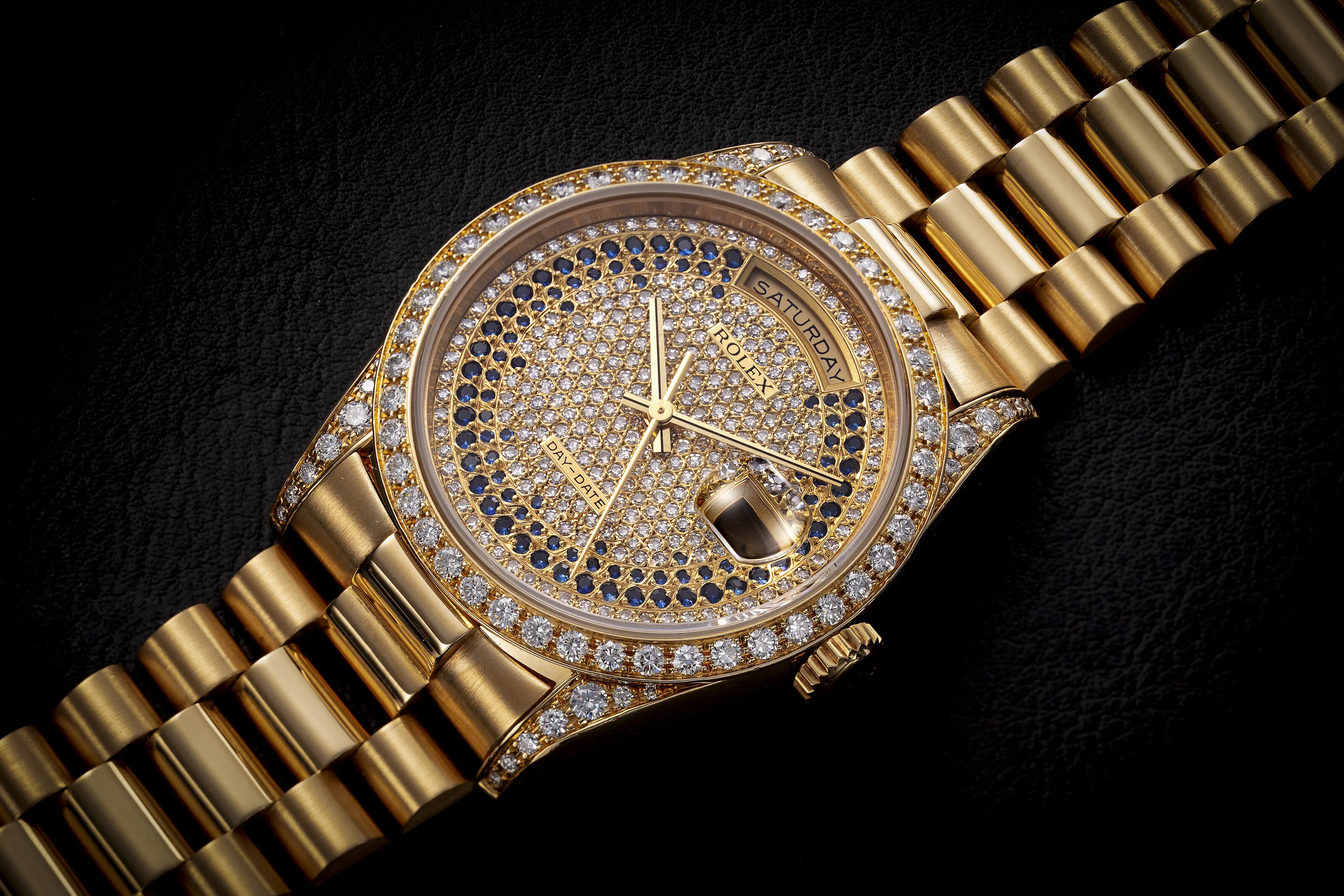 Rolex Day-Date 36 18388 36mm Yellow gold Diamond