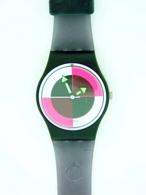 Swatch 34mm Plastic Pink Patinated