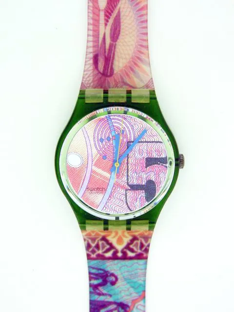 Swatch 33mm Plastic Pink Patinated