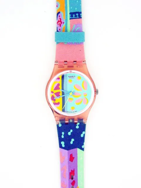 Swatch 33mm Plastic Blue