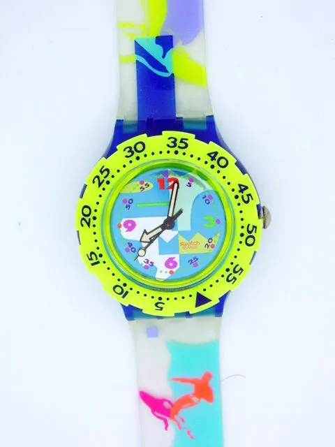 Swatch 38mm Plastic Turquoise