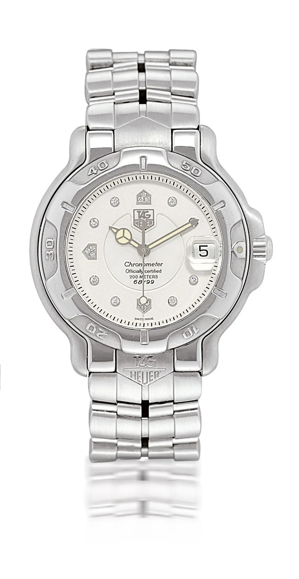 TAG Heuer 6000 39mm Platinum Mother-of-pearl