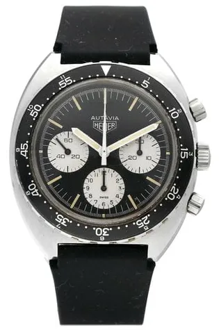 TAG Heuer Autavia 42mm Stainless steel Black