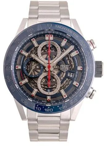 TAG Heuer Carrera CAR201T.BA0766 43mm Stainless steel Skeleton