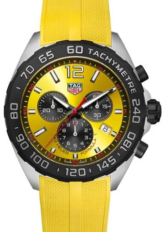 TAG Heuer Formula 1 CAZ101AM.FT8054 43mm Stainless steel Yellow