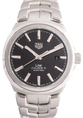 TAG Heuer Link Calibre 5 WBC2110.BA0603 41mm Stainless steel Black