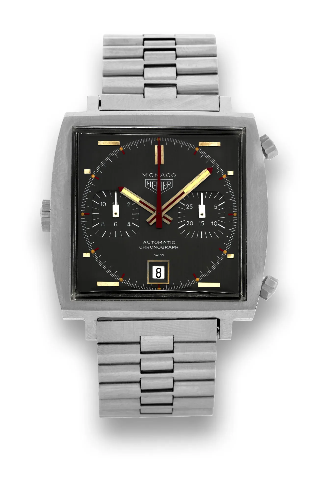 TAG Heuer Monaco 1133 40mm Stainless steel Black