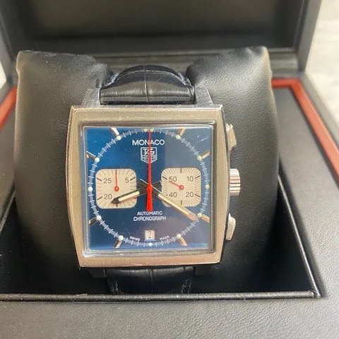 TAG Heuer Monaco CW2113-0 38mm Stainless steel Blue