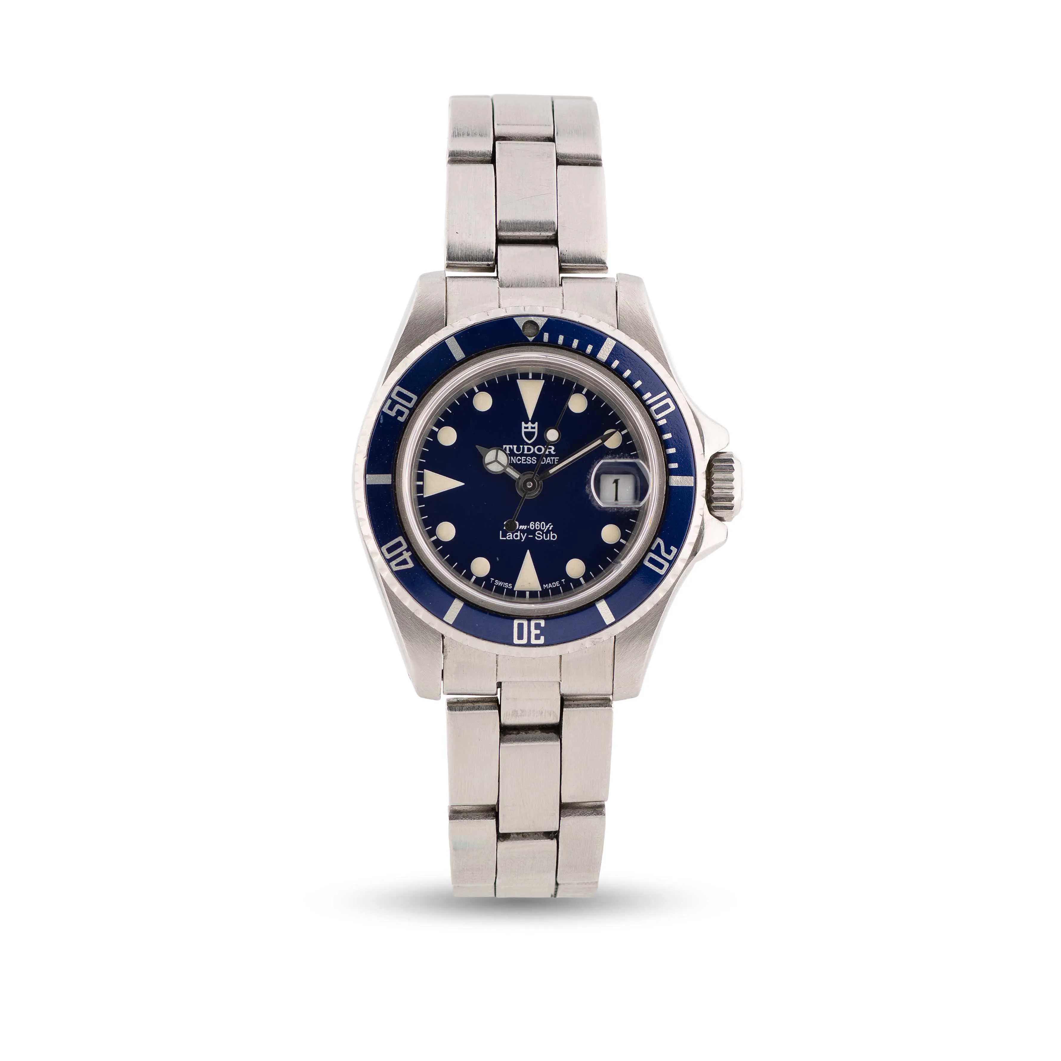 Tudor 96090 27mm Stainless steel Blue 1