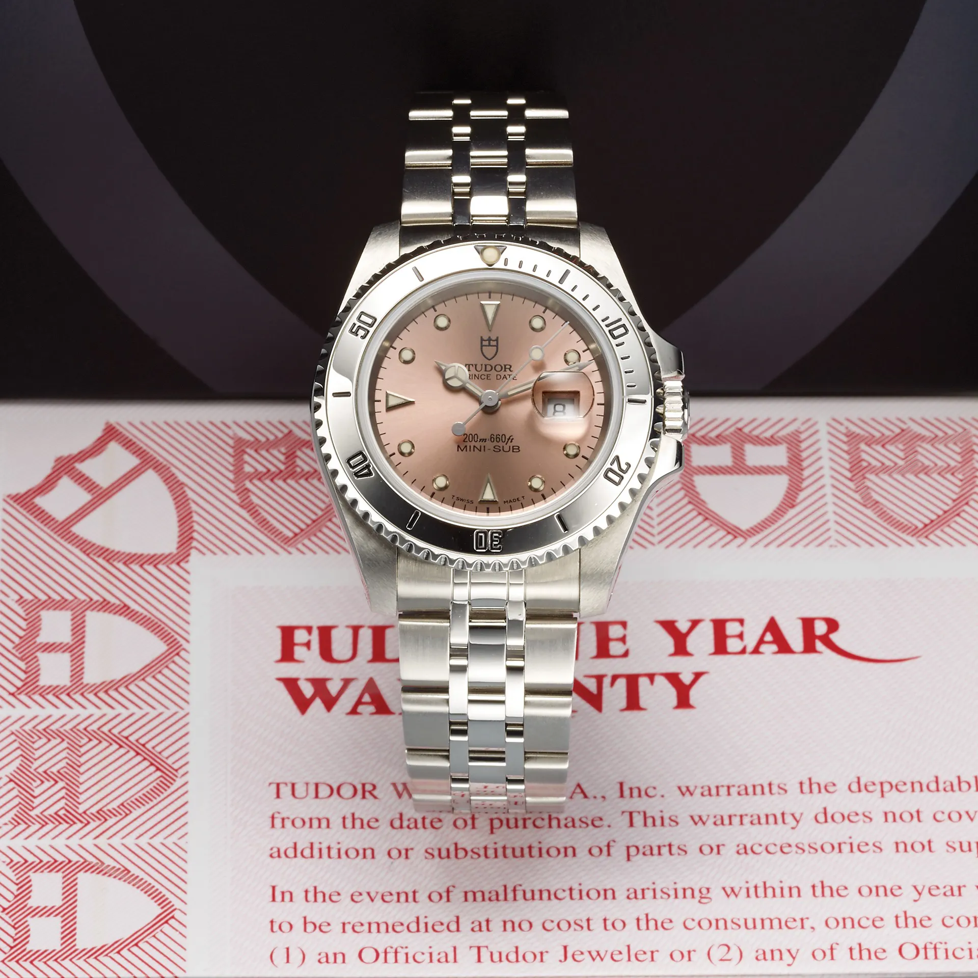 Tudor Prince Date 73190 33mm Stainless steel Champagne