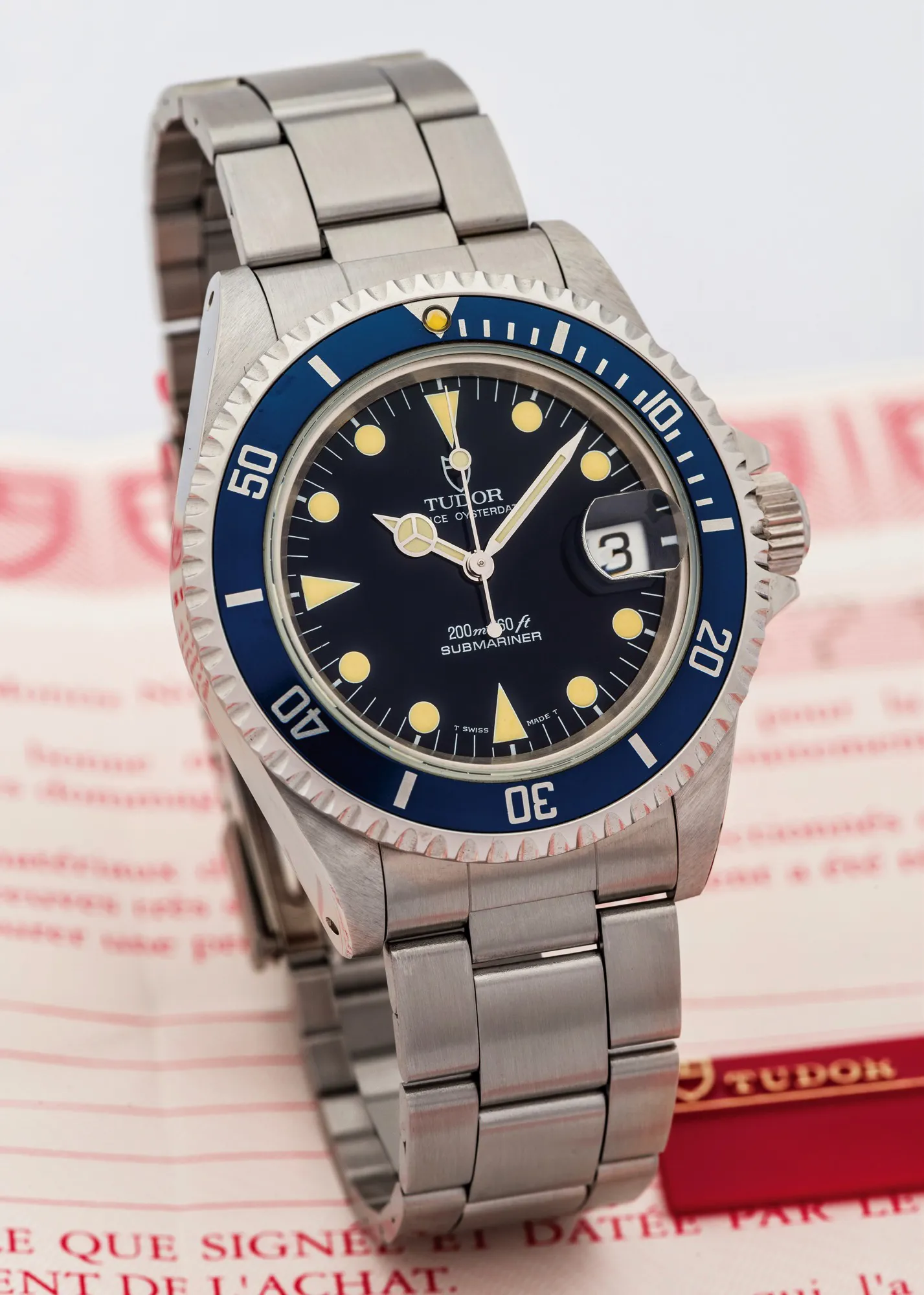 Tudor Submariner 79190 40mm Stainless steel Black