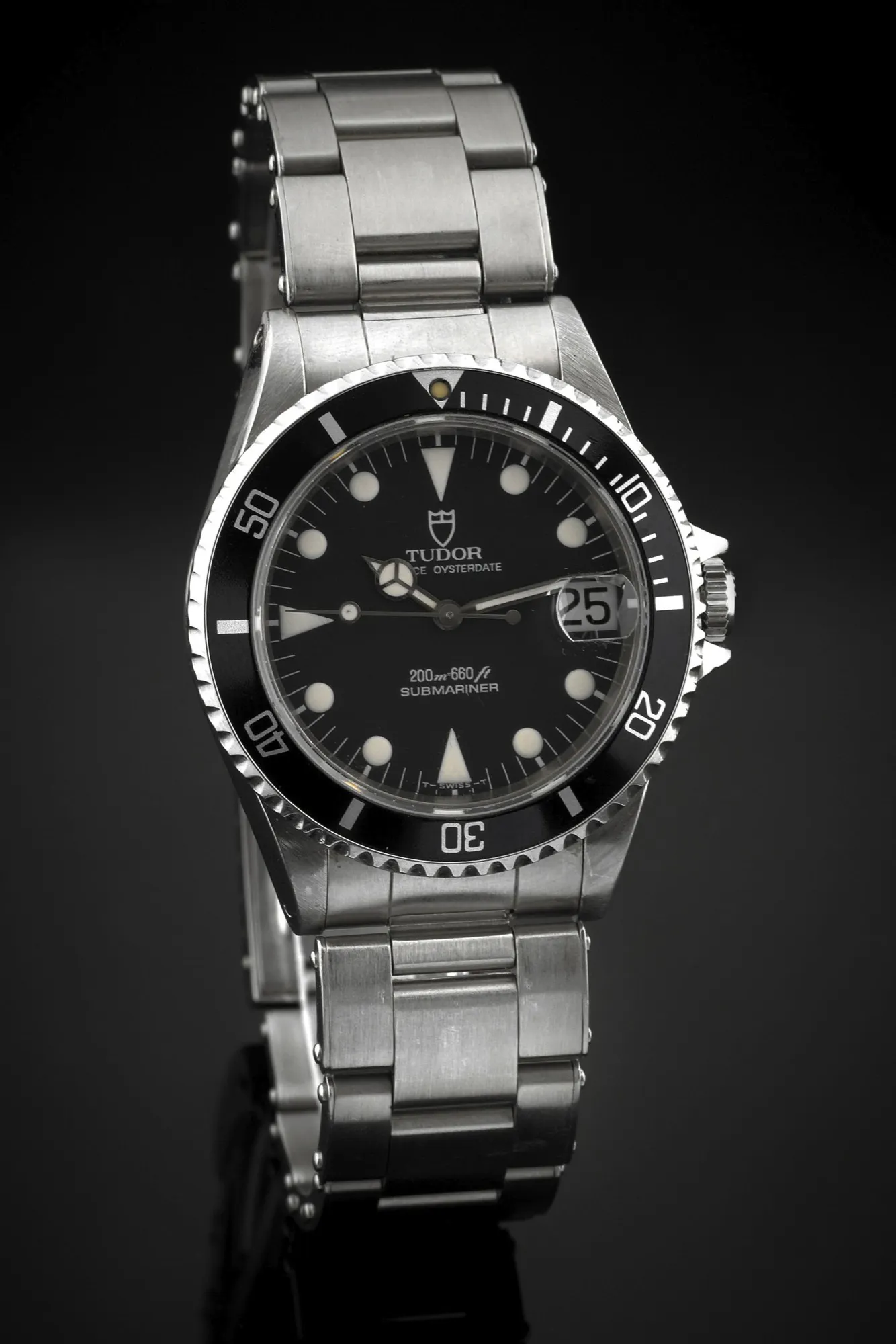 Tudor Prince Oysterdate 75090 36mm Stainless steel Black