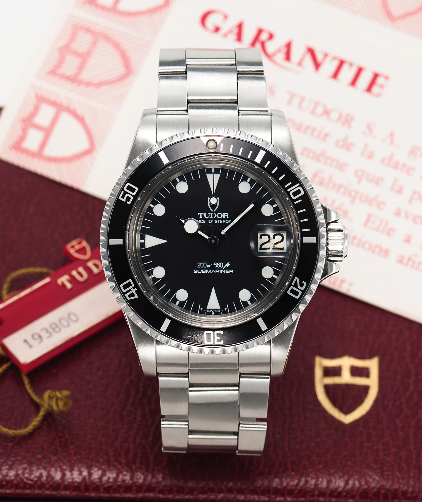 Tudor Prince Oysterdate 76100 40mm Stainless steel Black