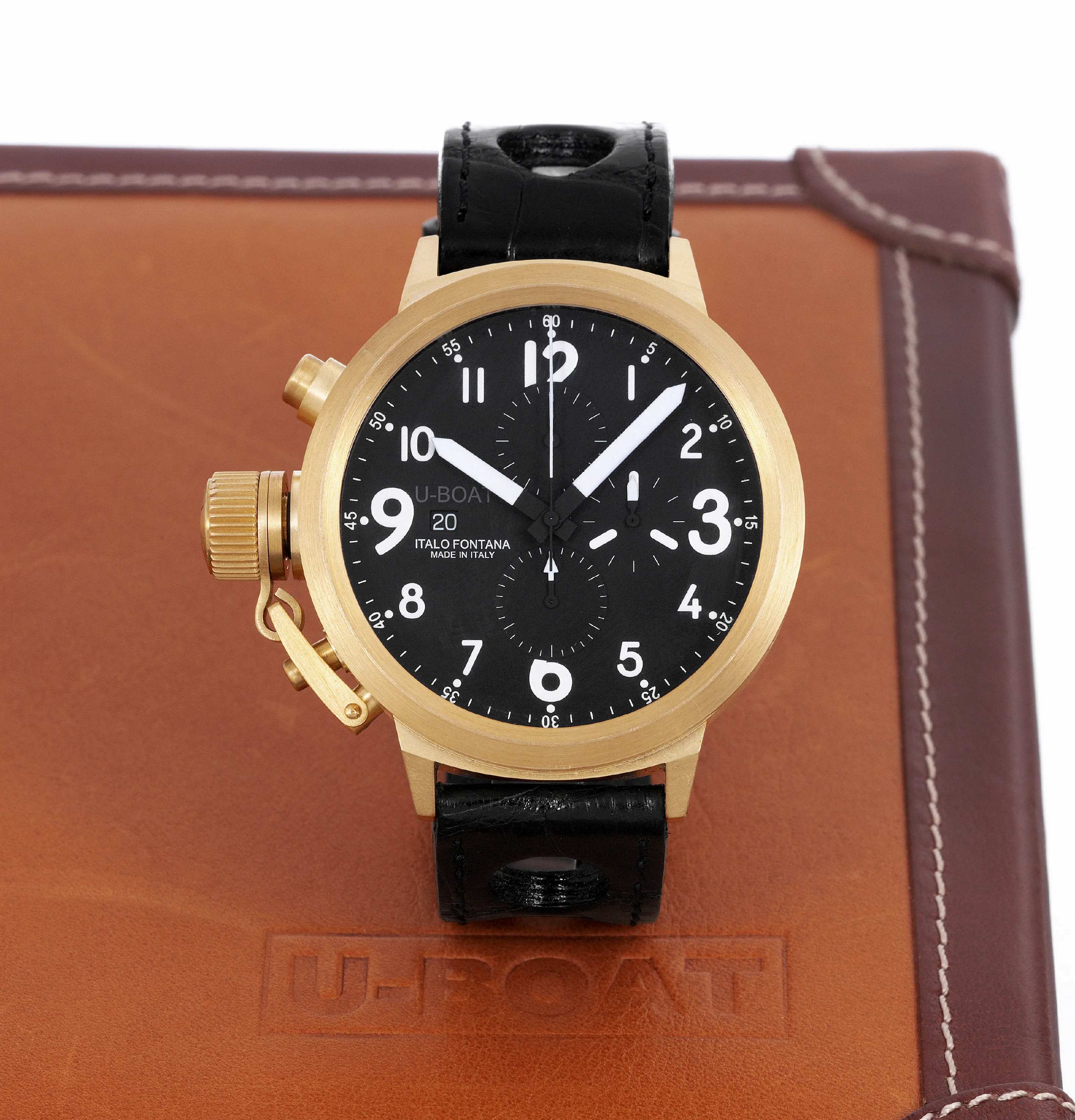 U-Boat 50mm Rose gold Black