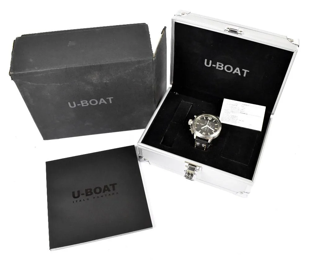 U-Boat 52mm Stainless steel Balck