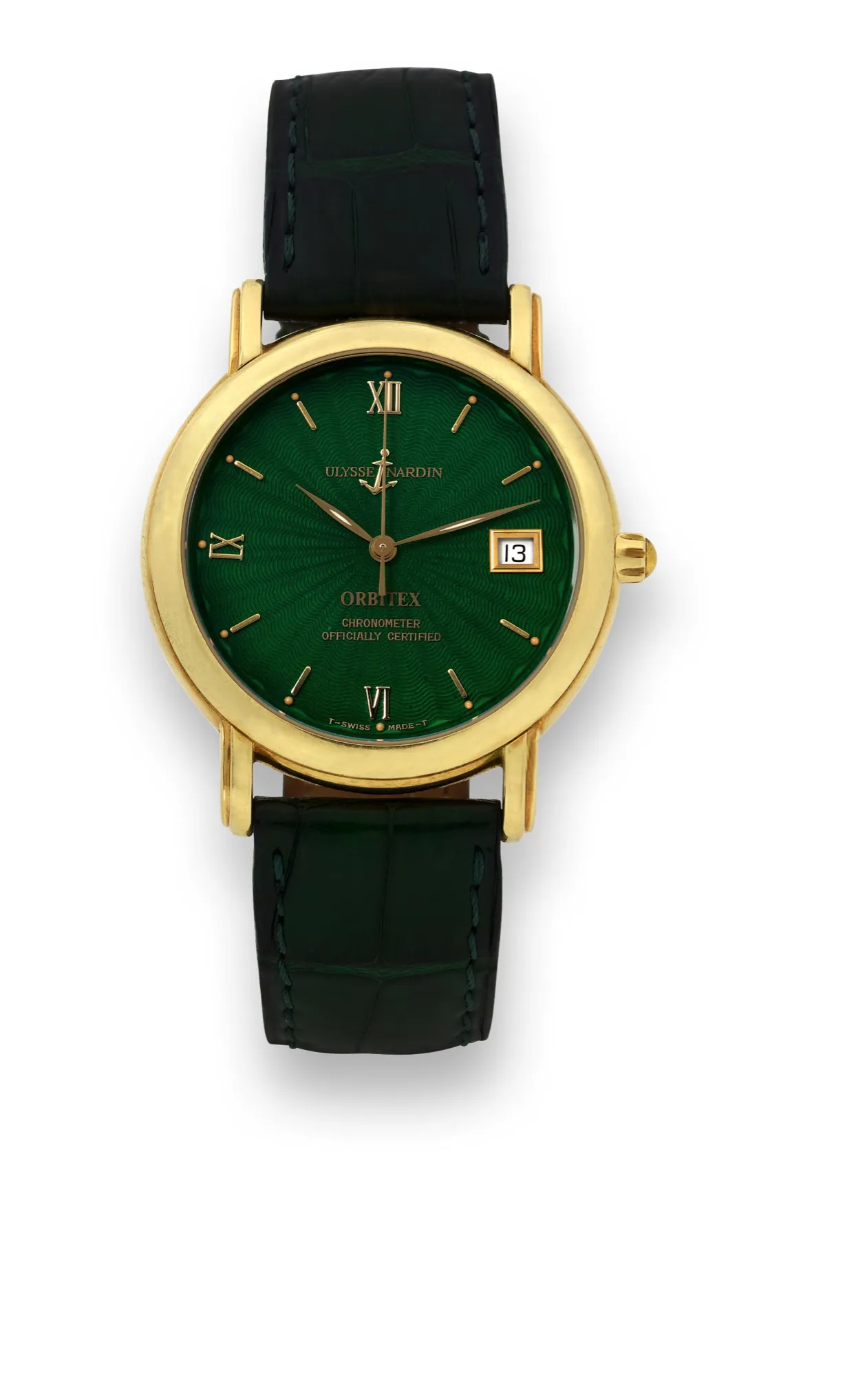 Ulysse Nardin San Marco 131-77-9 37mm Yellow gold Green