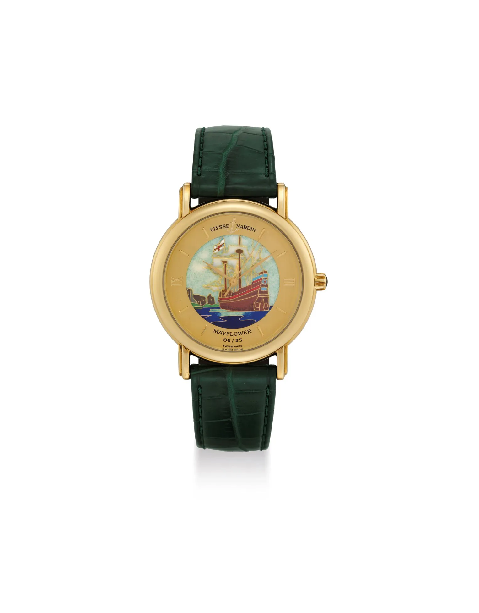 Ulysse Nardin San Marco 131-77-9 37mm Yellow gold Enamel