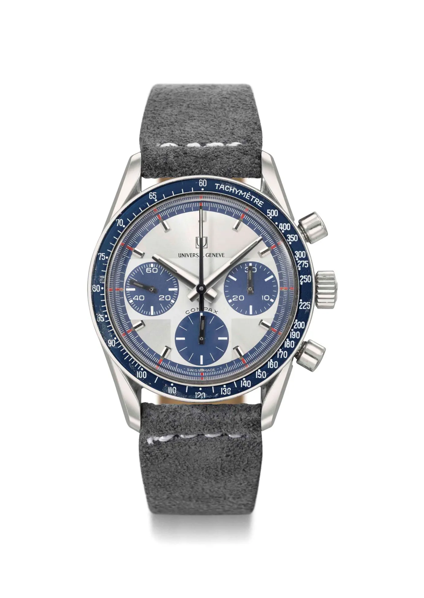 Universal Genève Compax 885'107 36mm Stainless steel Multi-color