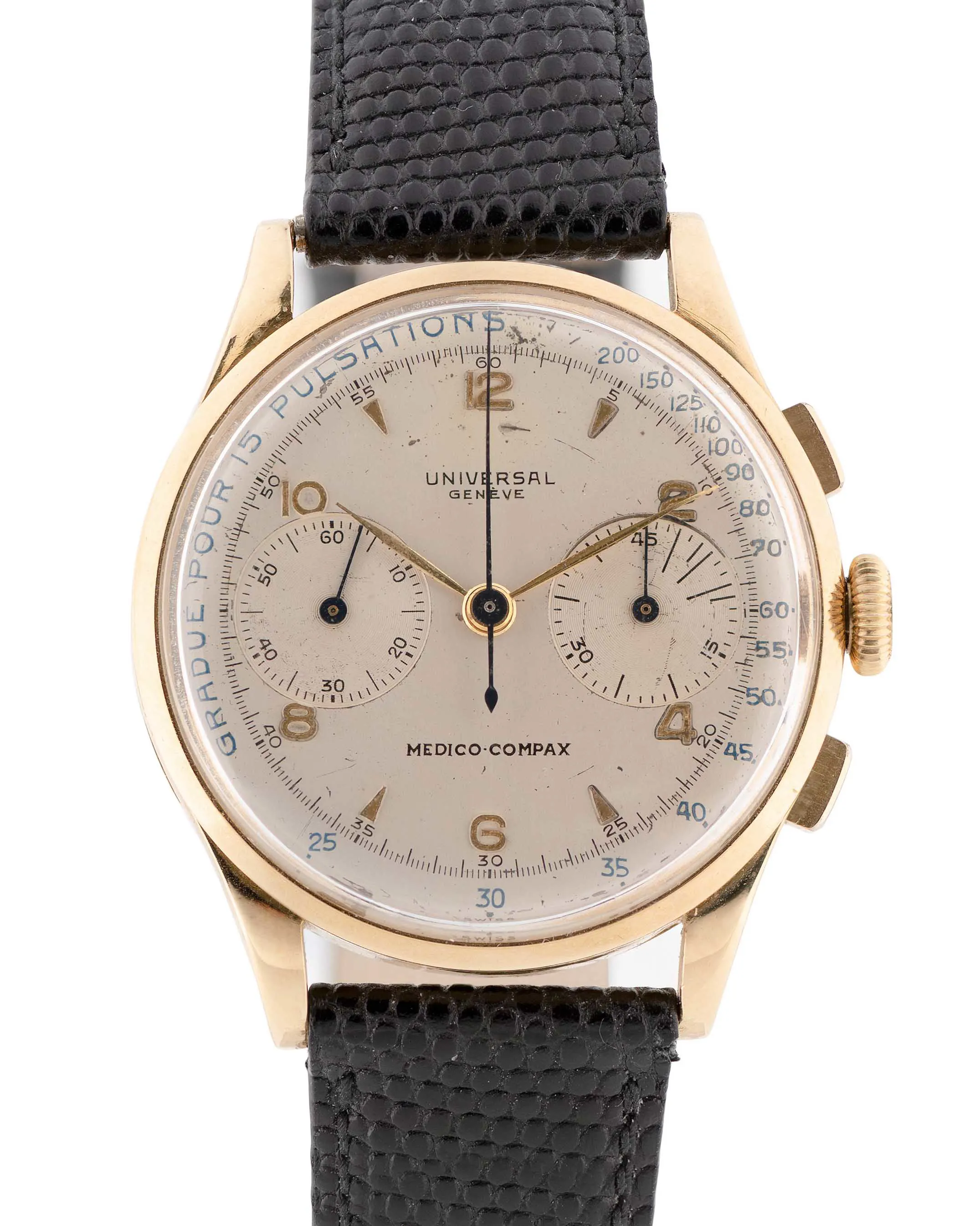 Universal Genève 124103 37mm Yellow gold Beige