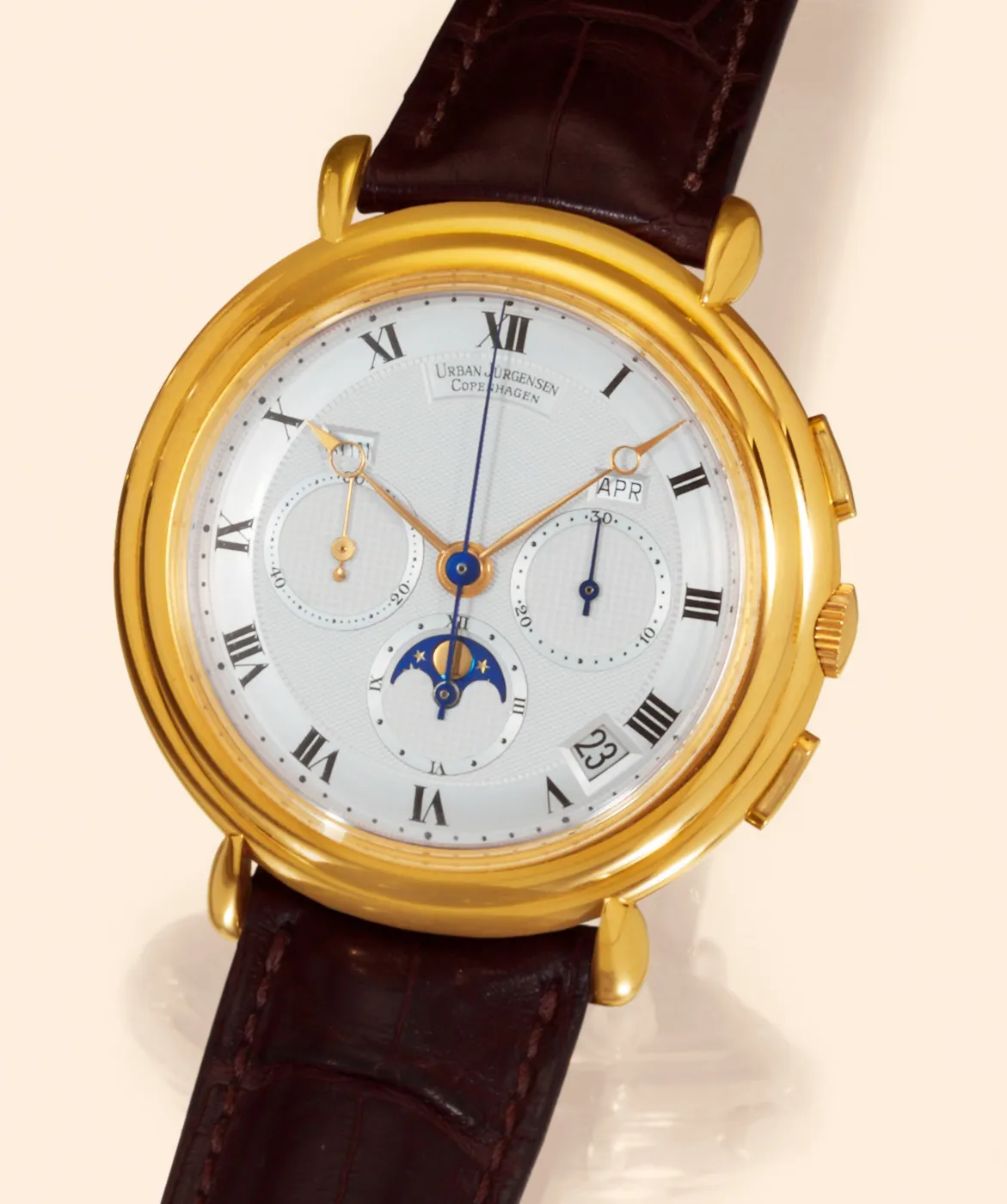 Urban Jürgensen 1 40mm Yellow gold Guilloché