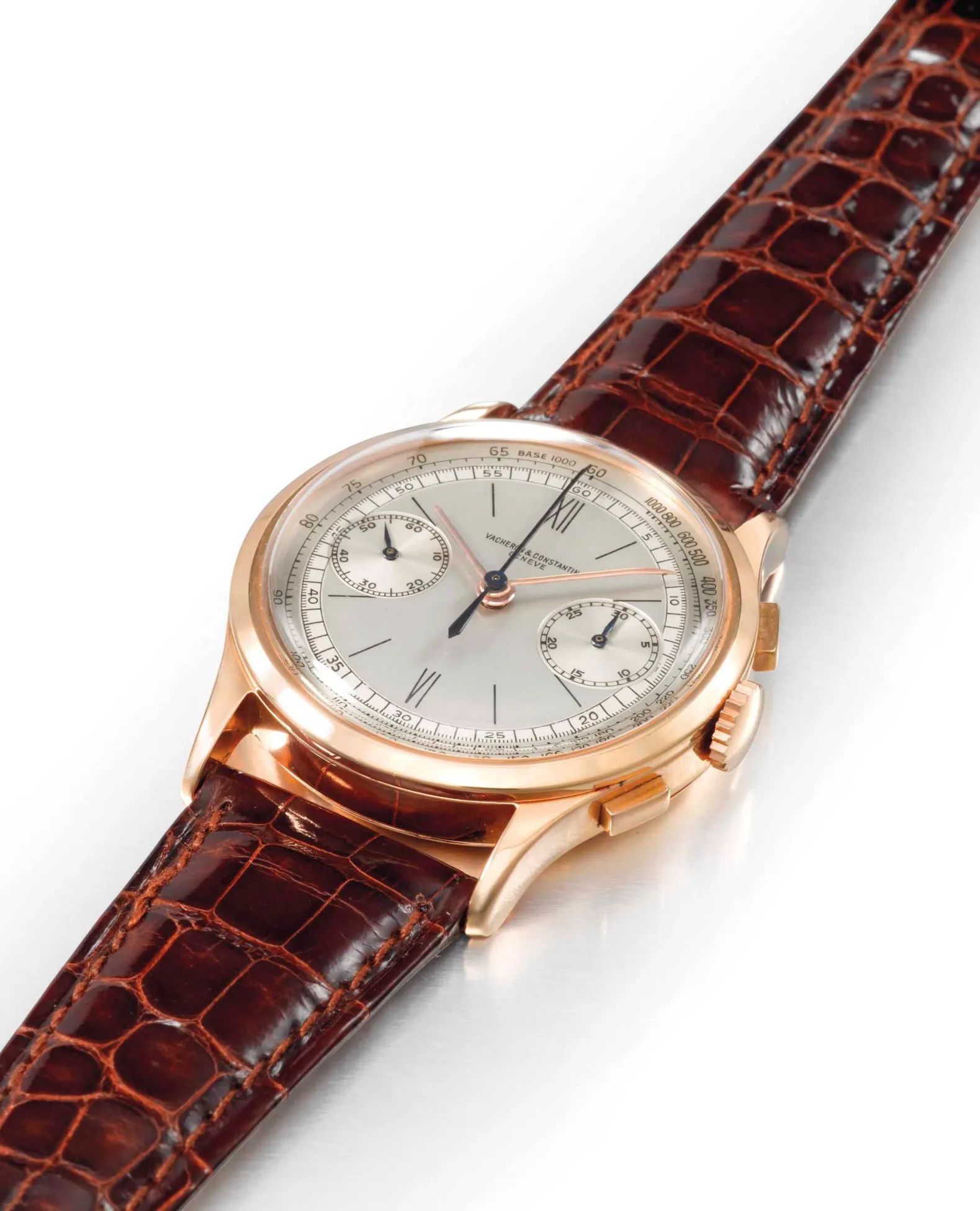 Vacheron Constantin 4072 34.5mm Rose gold Silver